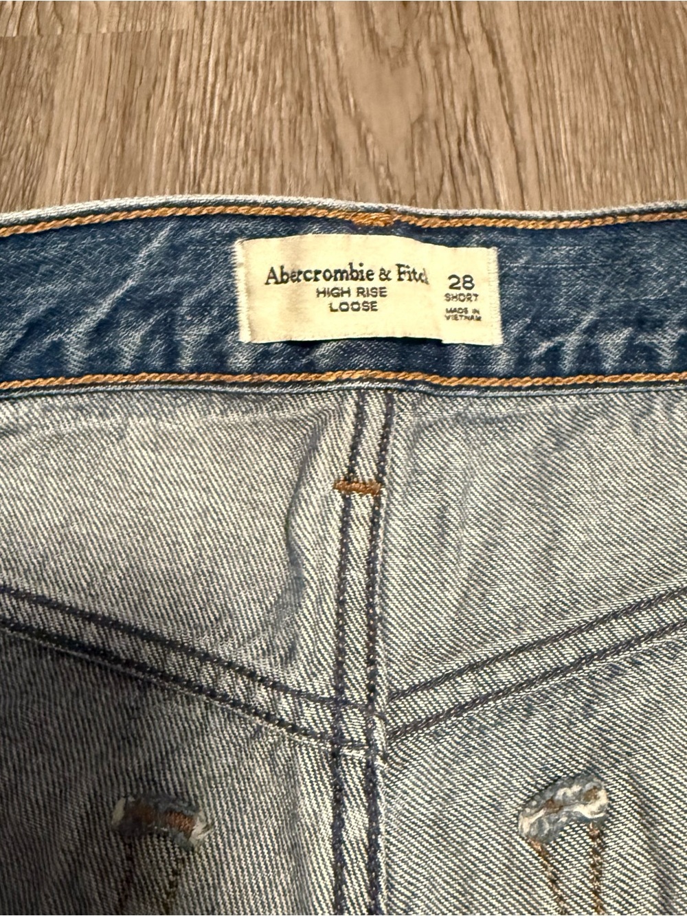 Abercrombie & Fitch High Rise Loose Jean - Picture 6 of 8